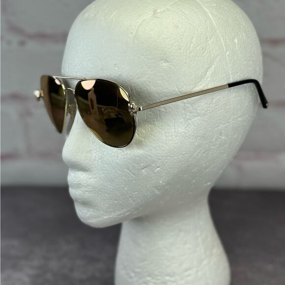 Philipp Plein Gold Aviator Limited Edition Mirrored Sunglasses - Picture 4 of 13